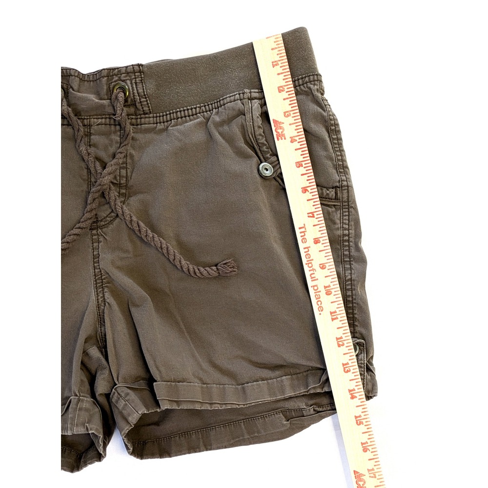 Sonoma Life + Style Womens Size 12 Brown Utility Shorts Elastic Waist Drawstring - Picture 4 of 4